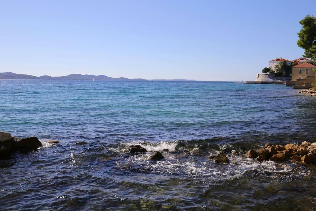 Seafront Beach Apartment - Directly At The Beach Zadar Exterior foto
