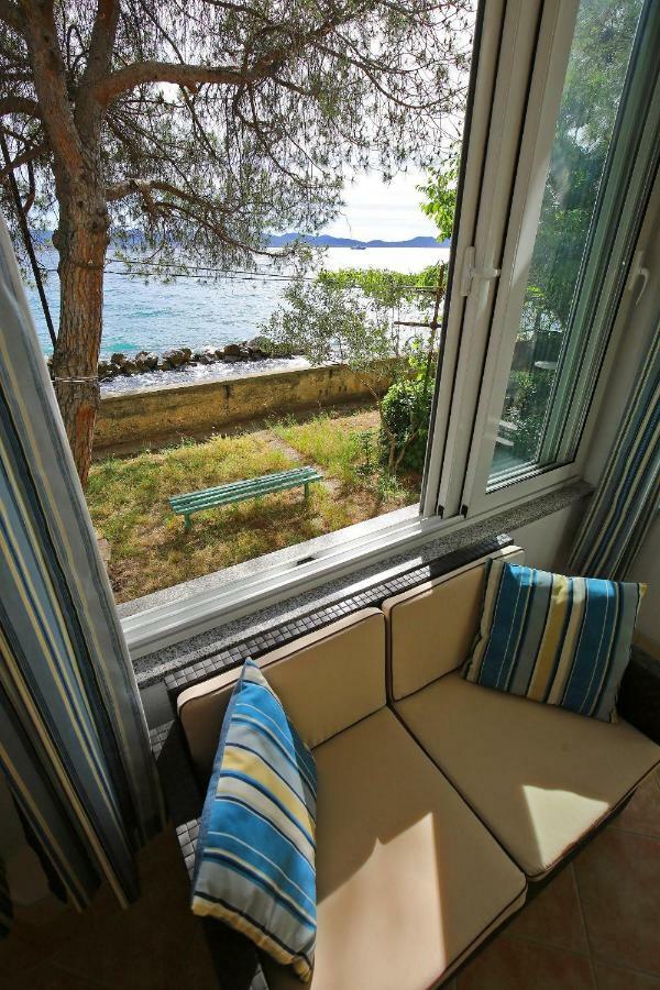 Seafront Beach Apartment - Directly At The Beach Zadar Exterior foto